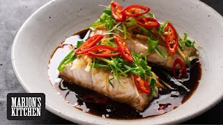 Steamed Soy amp Ginger Fish  Marions Kitchen [upl. by Swanson477]