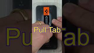 iPhone Screen Protector Installation 😊 Spigen shorts [upl. by Aeel]