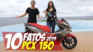 10 FATOS PCX 150 2019 ABS no Brasil ft Amanda Pagliari  Motorede [upl. by Alinna]