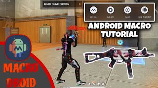 android macro tutorial  macro Droid settings tutorial  ff macro android [upl. by Jobi]