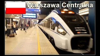 Warsaw Train Station  Warszawa Centralna Poland August 2017 [upl. by Obbard]