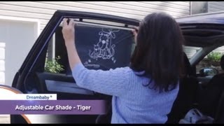 Dreambaby Wide Car Window Shade  Demonstration Video  BabySecurity [upl. by Aicxela]