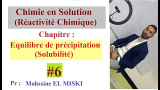 Chimie en solution  Équilibre de précipitation solubilité EX5 [upl. by Asiulairam]