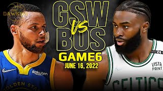 Golden State Warriors vs Boston Celtics Game 6 Full Highlights  2022 NBA Finals  FreeDawkins [upl. by Annasoh586]