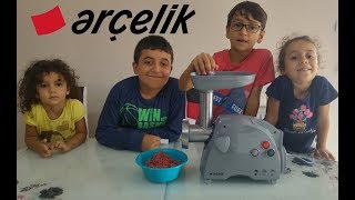 ARÇELiK K 1766 1400W KIYMA MAKiNESi ALDIK KURBAN BAYRAMI ÖNCESİ TEST ETTİK [upl. by Jeminah]