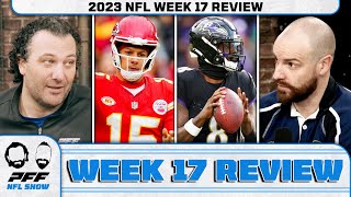 2023 NFL Week 17 Review  PFF NFL Show [upl. by Colette533]