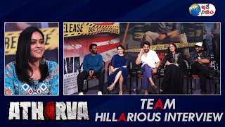 Atharva Movie Team Hillarious Interview  Tollywood Interviews  Idenijam [upl. by Wachtel769]