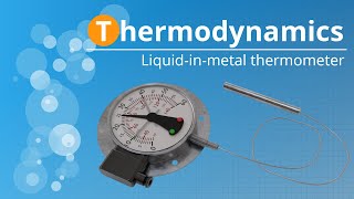 How does a liquid filled thermometer liquidinmetal work [upl. by Petronella719]