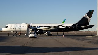 Rare New Pacific 757200 landing at El Paso Intl Airport  Dec 27 2023 [upl. by Entruoc]