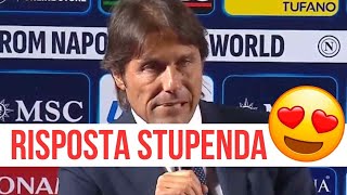 Risposta STRAORDINARIA di Antonio Conte 👏💙 [upl. by Ynohtnaluap997]