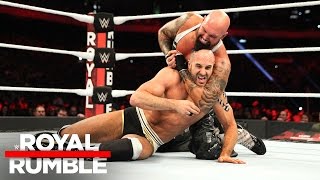 Cesaro amp Sheamus vs Gallows amp Anderson  Raw Tag Team Title Match Royal Rumble 2017 Kickoff [upl. by Madriene789]