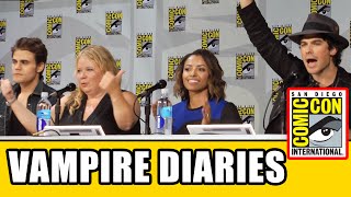 THE VAMPIRE DIARIES Comic Con Panel [upl. by Blanchette829]