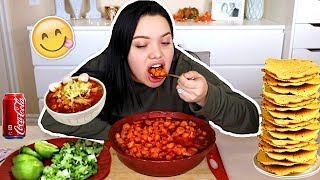 Ultimate Pozole Mukbang I need to stop eating so much [upl. by Ennyletak]