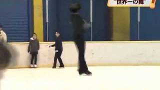 Yuzuru Hanyu Practice Quad4T [upl. by Nwadrebma285]