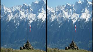 Septemberschnee in den Alpen Südtirol Prämajur  Watles 3D 4K Diaschau [upl. by Kutzenco]