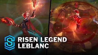 Risen Legend LeBlanc Skin Spotlight  PreRelease  PBE Preview  League of Legends [upl. by Lipp]