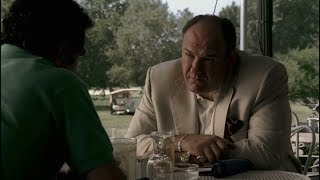 Tony And Little Carmine Lupertazzi Talk Leadership  The Sopranos HD [upl. by Matthieu553]