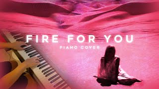 FIRE FOR YOU  Cannons Piano Cover  TikTok Music [upl. by Ahsrav]