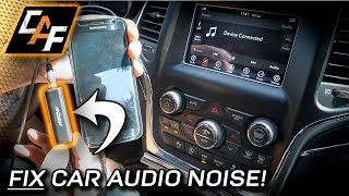 BUZZ WHINE HISS How to FIX Car Audio Noise [upl. by Giffie]