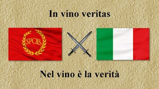 Latin vs Italian 10 common Latin phrases [upl. by Xanthe818]