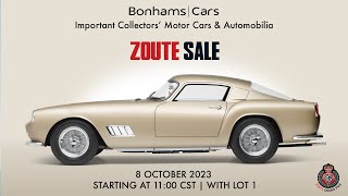 The Zoute Sale  Sunday 8th October [upl. by Eednam]