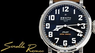 Zenith Pilot Type 20 Extra Special 45mm [upl. by Thalassa637]