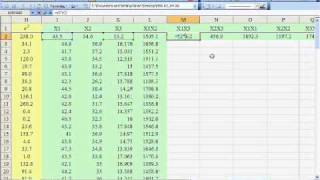 Regression Analysis in Excel 4 of 7 [upl. by Moises]