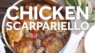 How to Make Chicken Scarpariello Italian Sweet and Sour Chicken With Sausage [upl. by Hardunn]