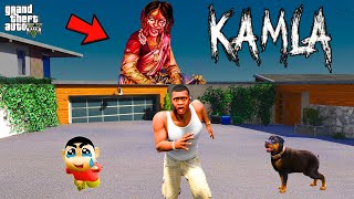 Shinchan and Franklin Try to Escape Indian Ghost Kamla in GTA 5 [upl. by Eolhc]