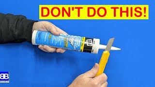 Tips for using your caulk gun [upl. by Abbub]