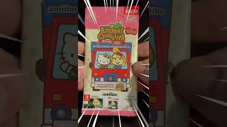 Opening Animal Crossing X Sanrio amiibo Cards shorts AnimalCrossing ACNH [upl. by Jewel]