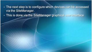 3 Starter Package Configuration  Configuring a SiteManager GECKO [upl. by Karalynn]