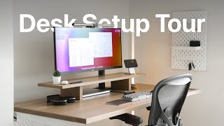 Software Engineers Productive and Minimal Desk Setup 2023 [upl. by Mazel]