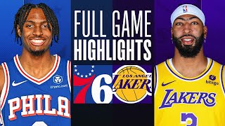 76ERS at LAKERS  FULL GAME HIGHLIGHTS  March 22 2024 [upl. by Haneekas889]