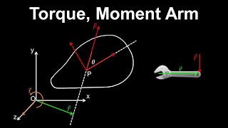 Torque Moment Arm  Physics [upl. by Mignonne]