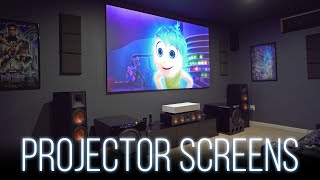 Choosing A Projector Screen  Everything You Need To Know [upl. by Marcela]