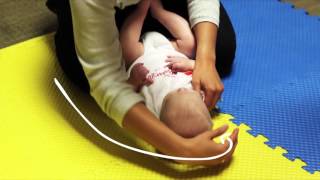 Right Torticollis Baby Stretches [upl. by Namdor]