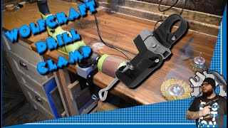 Testing the Wolfcraft Universal Drill Clamp and Review [upl. by Lyudmila]