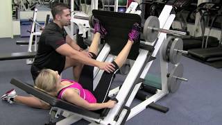 Leg Press  inner and outer thigh exercise with leg press LEGS WIDE by Trainer Johnny [upl. by Acinnod]