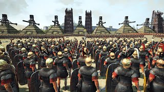 ROME at the GATES of CARTHAGE  3v3 Total War Rome 2 Siege Battle [upl. by Ikkaj]