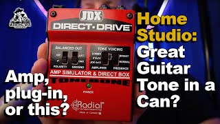 Guitar Tone Home recording with the JDX DirectDrive ToneBone [upl. by Le921]