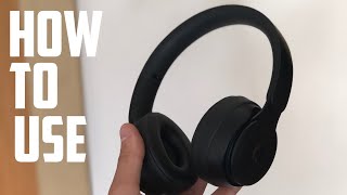 How To Use  Beats Solo Pro Headphones Quick Tutorial Updated [upl. by Ycart]