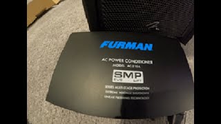 Furman AC215 Compact Power conditioner Unboxing and Overvie [upl. by Firahs]