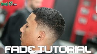 Learn How to Fade Hair Barbers Step by Step Haircut Tutorial [upl. by Kcirrag]