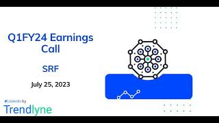 SRF Earnings Call for Q1FY24 [upl. by Naerb95]