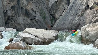 Clarks Fork Yellowstone The Box Kayaking [upl. by Kealey413]