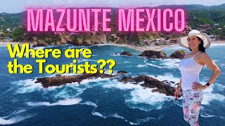 Mazunte  MEXICO  🇲🇽 WHY DON’T TOURISTS COME HERE Oaxaca Coast Playa Mazunte amp Beach Food [upl. by Eceirtal]