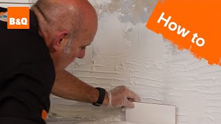 How to Install a Tile Backsplash [upl. by Lydie]