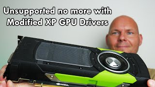 How to modify drivers and use unsupported graphics cards in Windows XP [upl. by Shandie]