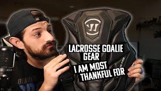 What piece of gear am I most THANKFUL for  Lacrosse Goalie Gear [upl. by Sidhu]